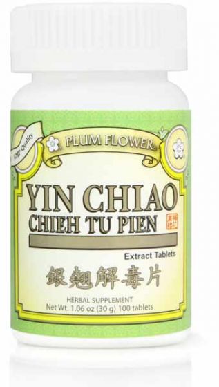 Pum Flower Yin Chiao Chieh Tu Extract Tablets Yin Qiao Jie Du Pian