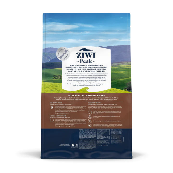Ziwi Peak Dog Food Beef 5.5#
