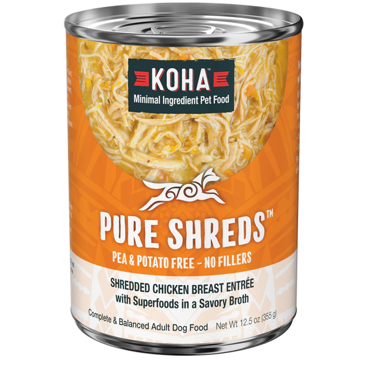 Koha Pure Shreds Chicken Dog 12.5 oz,