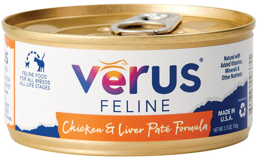 Verus Chicken & Liver Pate Can Cat 5.5 oz