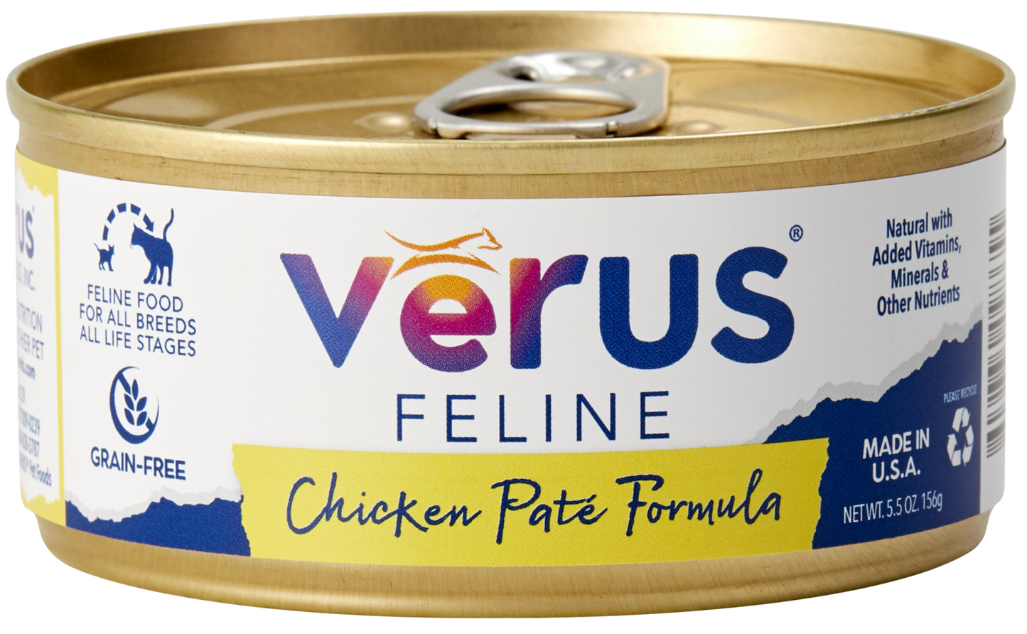 Verus Chicken Pate 5.5 oz Can Cat
