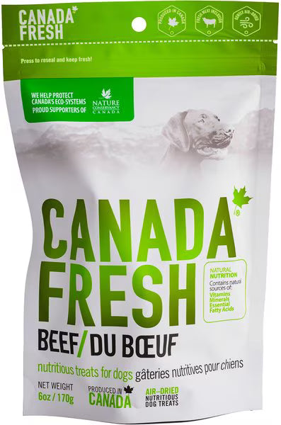 Petkind Canada Fresh Beef Dog Treat 6 oz.