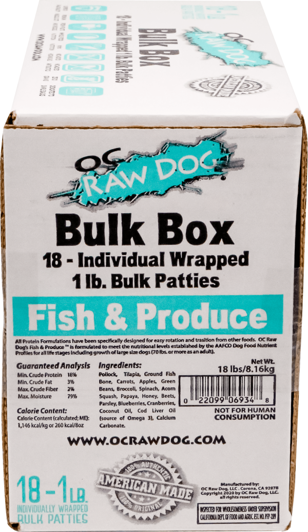 OC Raw Fish & Produce Bulk 18#