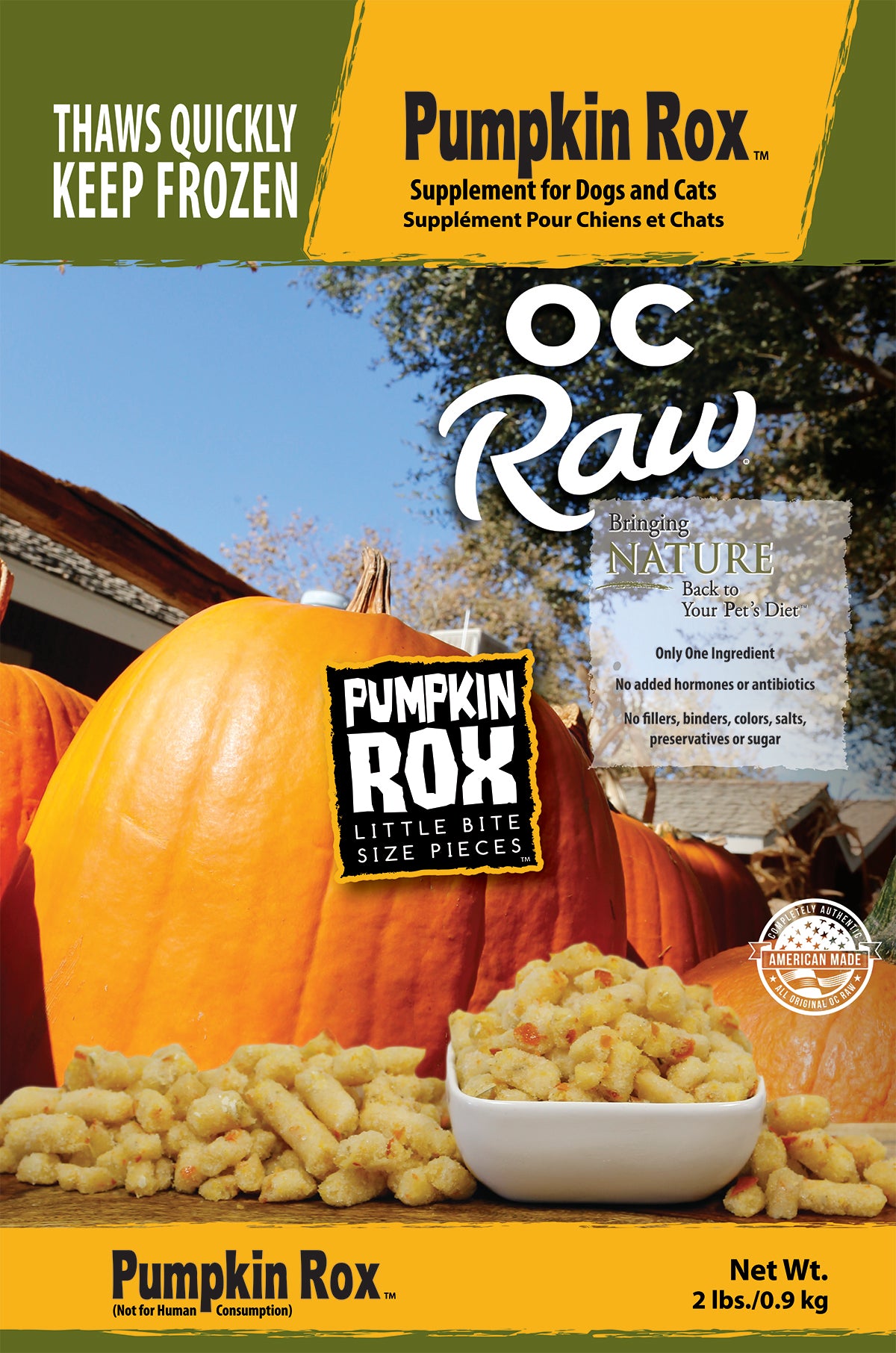 OC Raw Frozen Pumpkin Rox 2#