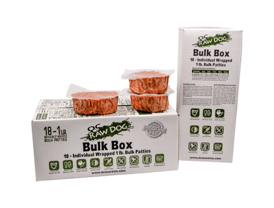 OC Raw Turkey/Produce Bulk 18# Box