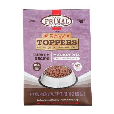 Primal™ Market Mix Topper Turkey Fof Dog & Cat 5lbs