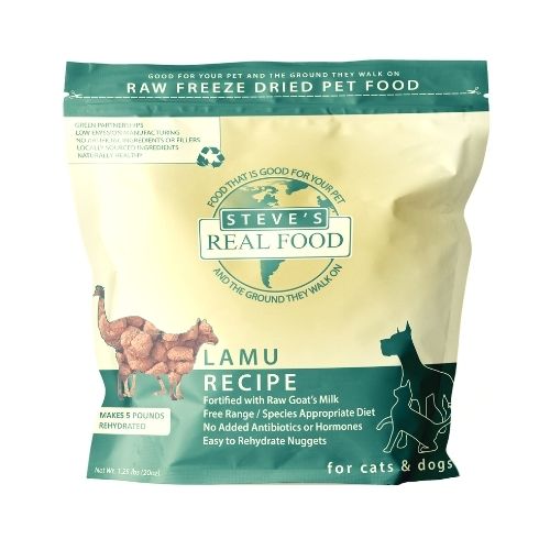 Steve's ReaL Food Freeze Dried Lamu Dog & Cat Food