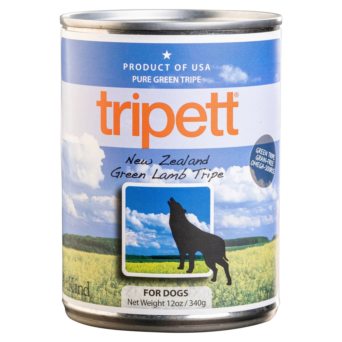 Tripett New Zealand Green Lamb Tripe 12 oz Can Dog bt PetKind