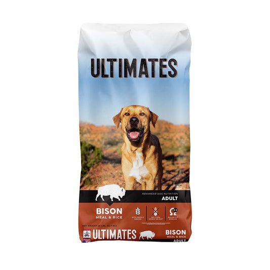 Ultimates Bison Meal & Rice Dog Food 28lbs