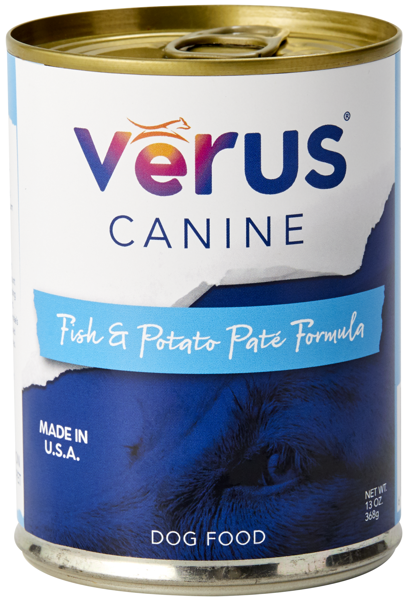 Verus Fish & Potato Can Dog 13 oz,