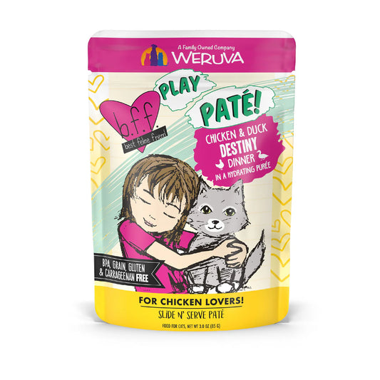 Weruva PP Chicken/Duck Destiny 3 oz. Pouch Pate