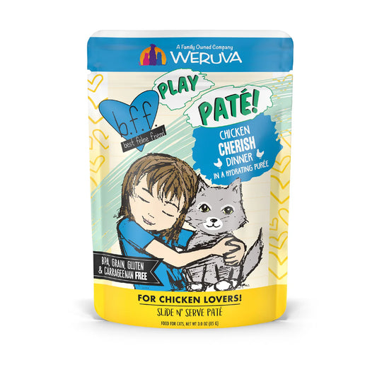 Weruva PP Chicken Cherish Pate 3 oz. Cat Pouch