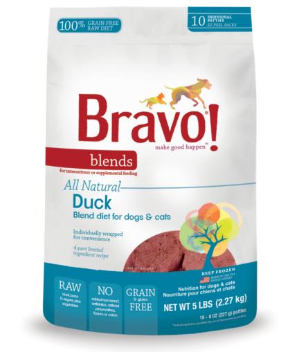 Bravo! Duck Blend Burgers 5 lb Bag