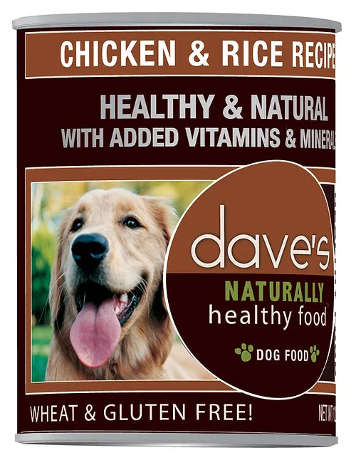 Dave's Dog Can Naturally Healthy Chicken & Rice 13 oz