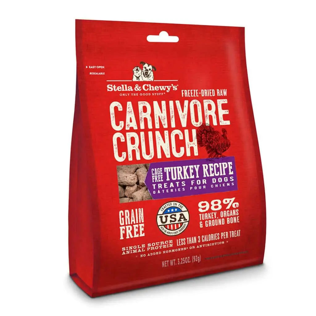 Stella & Chewy's FD Treat Carnivore Crunch Turkey 3.25