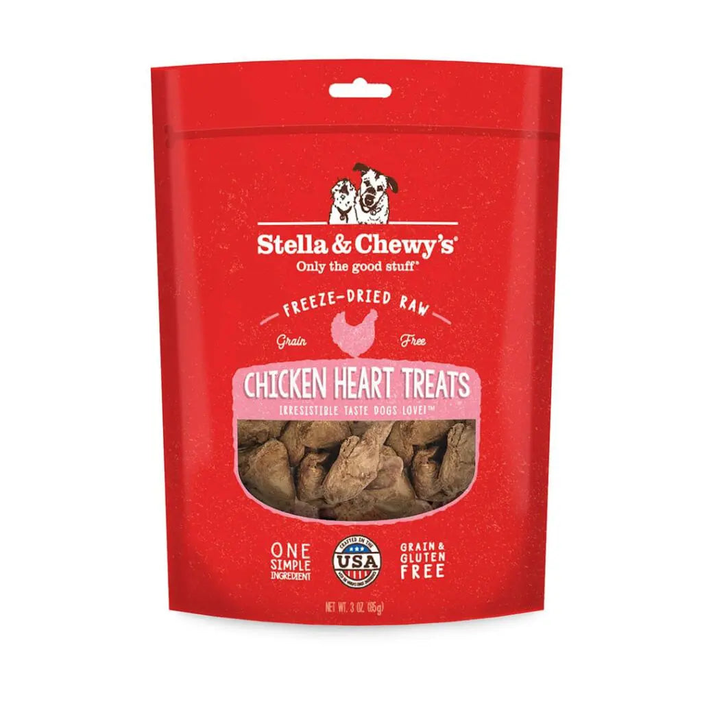 Stella & Chewy's FD Treat Chicken Hearts 3 oz