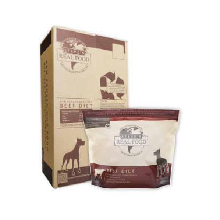 Steve's Beef Frozen Diet For Dogs 5#