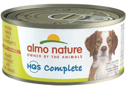 Almo Nature HQS Chicken, Egg & Pineapple Complete Dog 5.5 oz