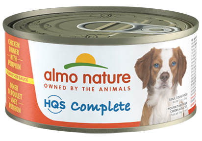 Almo Nature HQS Chicken Pumpkin Complete Dog 5.5 oz
