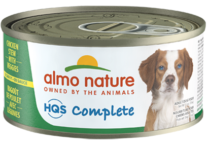 Almo Nature HQS Chicken and Veggie Complete Dog 5,5 oz