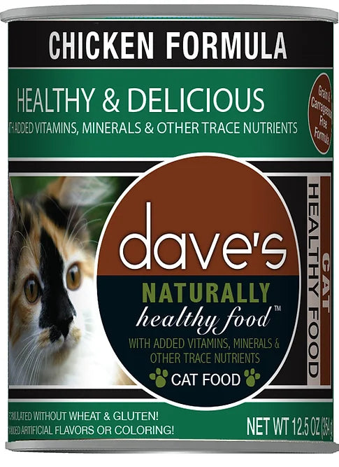 Dave's Cat Naturally Healthy Can Chicken 12 oz