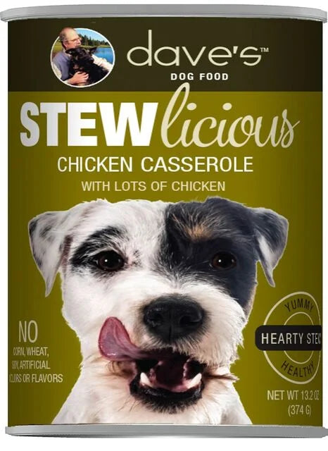 Dave's Dog Can Stewlicious Chicken Casserole 13.2 oz