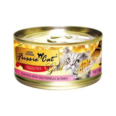 Fussie Cat Can Super Premium Chicken & Egg Gravy 2.82 oz