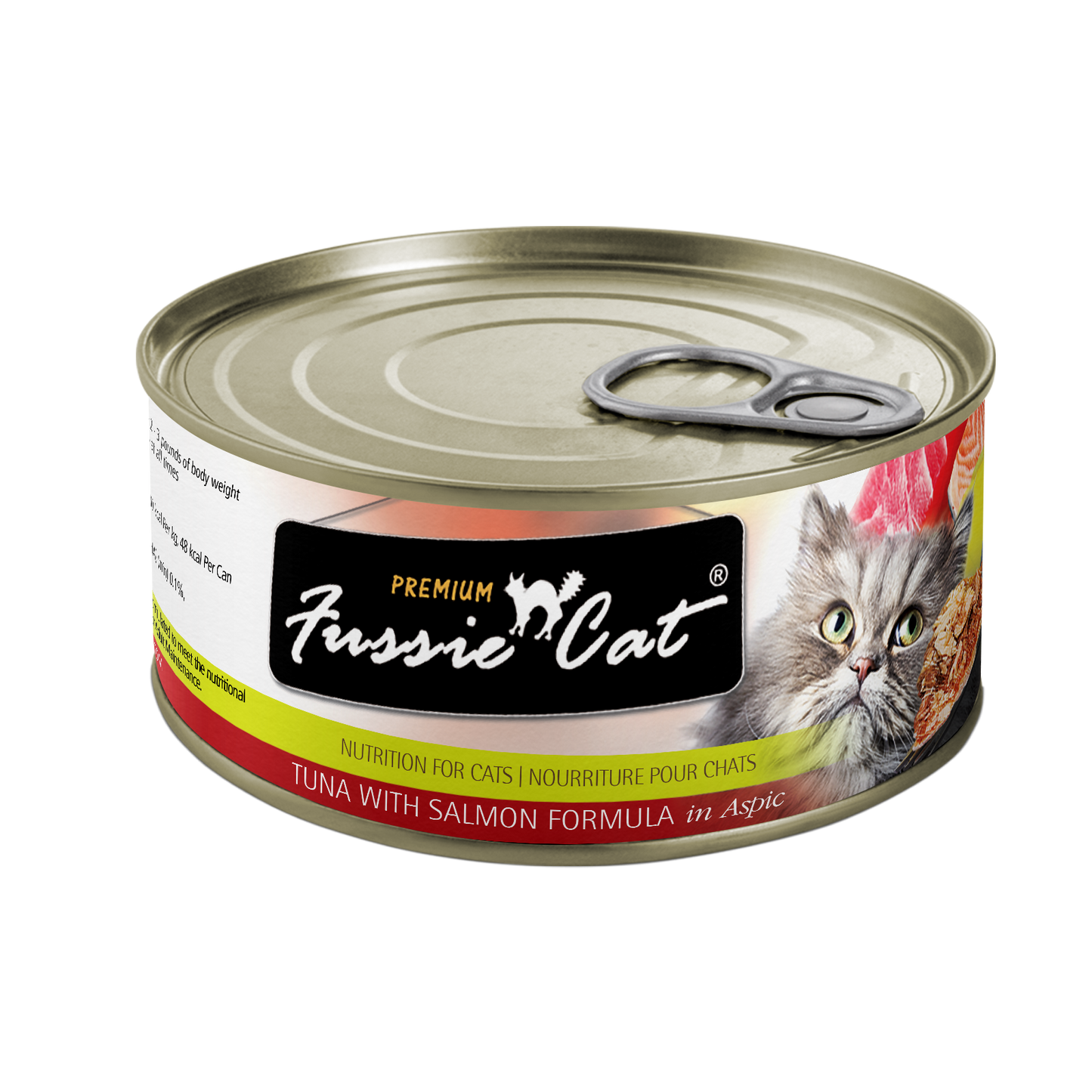 Fussie Cat Can Premium Tuna & Salmon in Aspic 2.82 oz