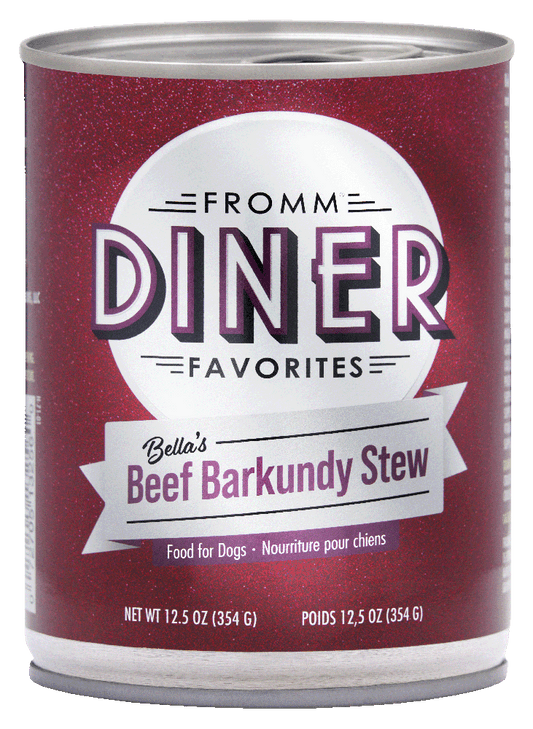 Fromm Dog Wet Can Diner Classics Beef Barkundy Stew 12.5 oz
