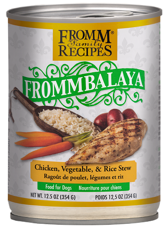 Fromm Dog Can Frommbalaya Chicken, Veg & Rice Rice Stew 12.5 oz