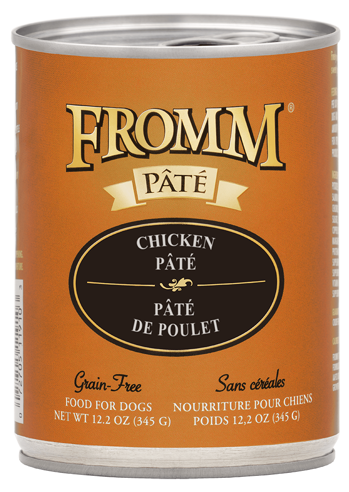 Fromm Dog Can GF Pate' Chicken 12.2 oz