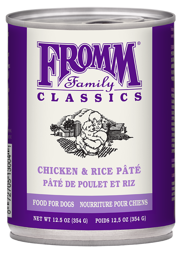 Fromm Classic Dog Can Pate Chicken & Rice 12.5 oz