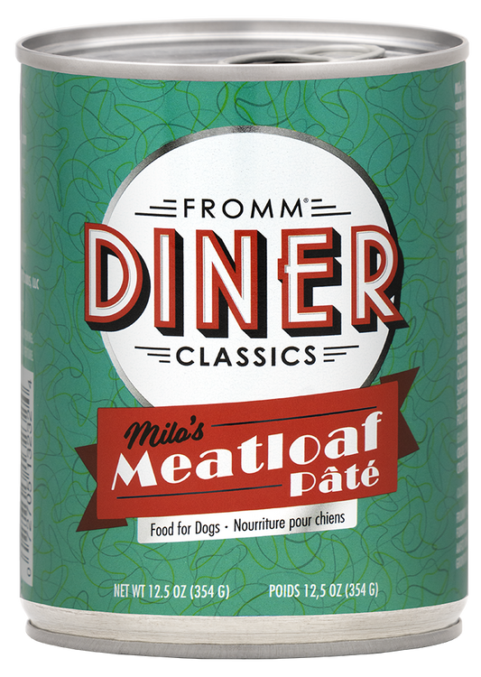 Fromm Dog Can Diner Classics Milo's Meatloaf Pate 12.5 oz