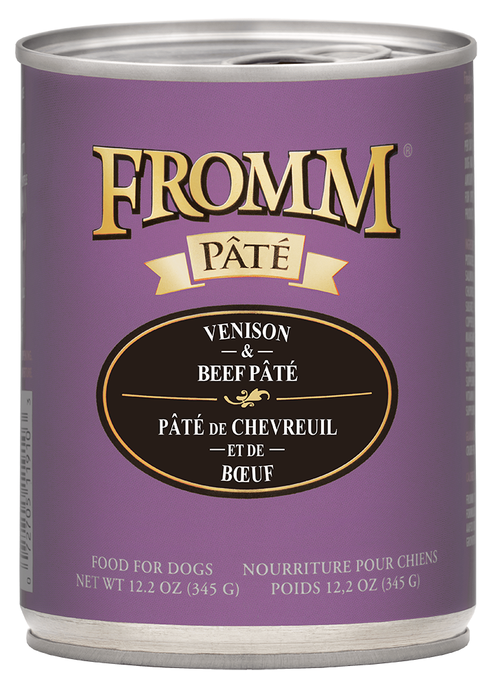 Fromm Dog Can Pate' Venison & Beef 12.2 oz