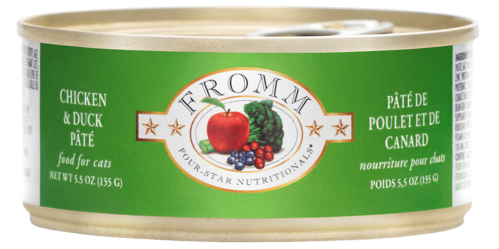Fromm 4 Star Cat Can GF Pate' Chicken & Duck 5.5 oz