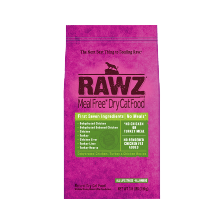 Rawz Cat Dry GF Chicken & Turkey Meal Free 3.5#