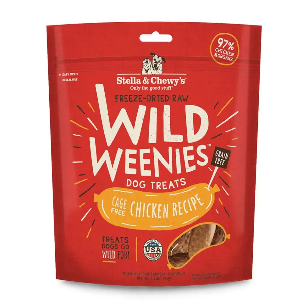 Stella & Chewy's Dog Treat FD Wild Weenies Chicken 3.25 oz