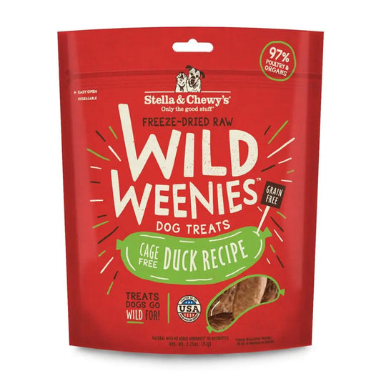 Stella & Chewy's Dog Treat FD Wild Weenies Duck 3.25 oz