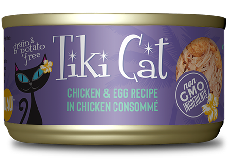 Tiki Cat Luau Can GF Chicken & Egg Koolina 6 oz