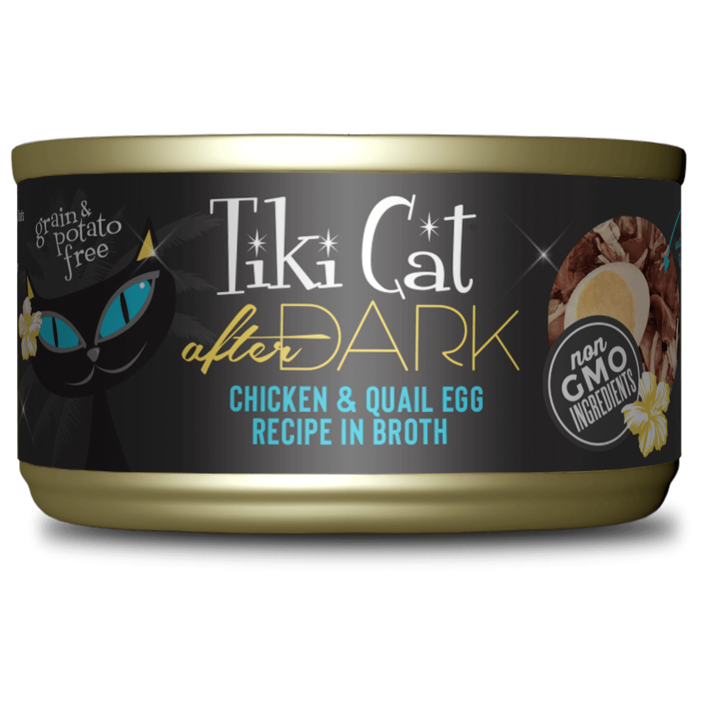 Tiki Cat After Dark GF Chicken Quail 5.5 oz