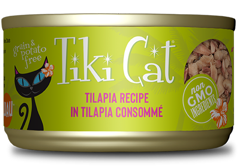 Tiki Cat Luau Can GF Tilapia 6 oz