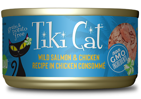 Tiki Cat Luau Can GF Salmon & Chicken Napili 6 oz