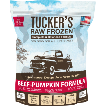 Tuckers Frozen Beef/Pumpkin 3# Dog Food