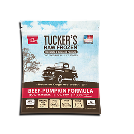 Tuckers Frozen Beef/Pumpkin 6# Dog Food