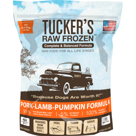 Tuckers Pork/Lamb 3# Raw Dog Food