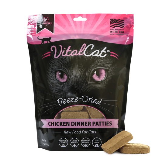 Vital Essentials Cat FD Chicken Mini Patty 12 oz